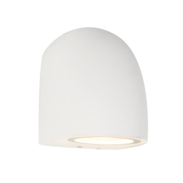 Aplica exterior Baldy L 9,6 cm, A 7 cm - Alb