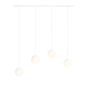 Corp de iluminat suspendat Bosso 100 cm 4xE14 - Alb