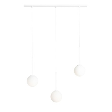 Corp de iluminat suspendat Bosso 80 cm 3xE14 - Alb