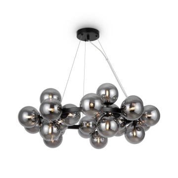 Corp de iluminat suspendat Dallas Ø 69 cm G9 - Negru