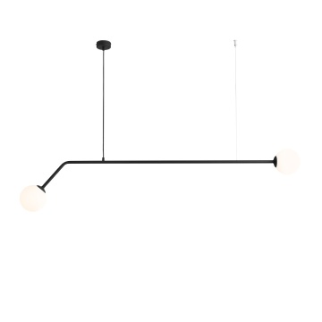 Corp de iluminat suspendat Pure 150 cm 2xE14 - Negru