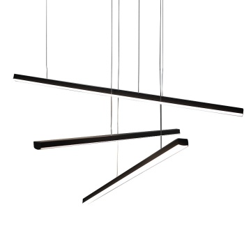 Corp de iluminat suspendat Trio III negru