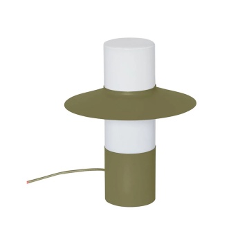 Lampă de masă / veioză CAPONIO ST olive green, verde