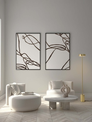 Lampadar Thea Auriu Ø20 x H 135 cm