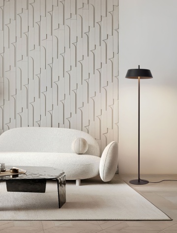 Lampadar Velio Negru Ø35 x H 147 cm