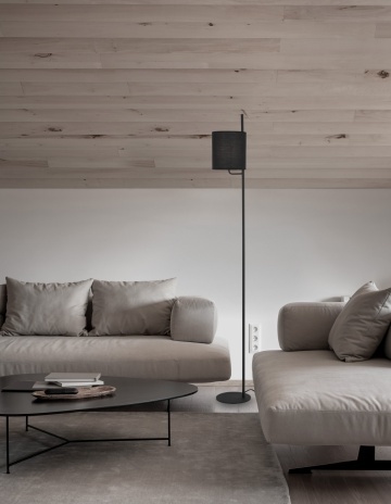 Lampadar Yama Negru Ø20 x H 176 cm