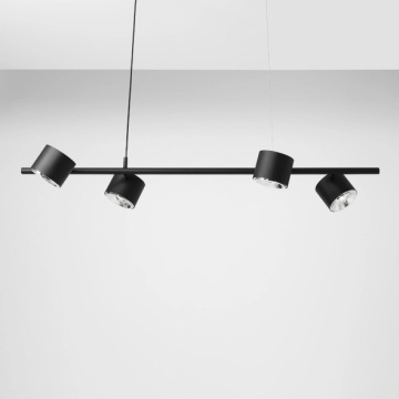 Lustra Bot 4 Negru 121 cm 4xGU10