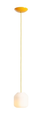 Pendul Flask 18 cm 1xE14 - Galben mimoză