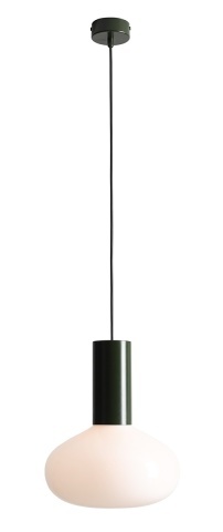 Pendul Flo 26 cm 1xE14 - Verde mușchi