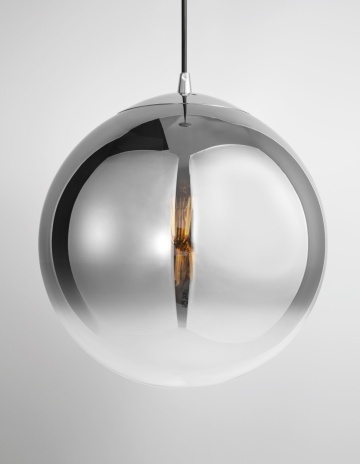 Pendul Lazione Gradient Smokey / Crom Ø30 x H 120 cm