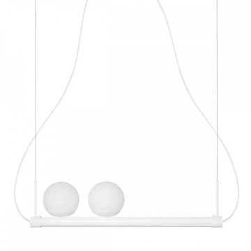 Pendul LIGNE white pedant lamp with LED strip, alb
