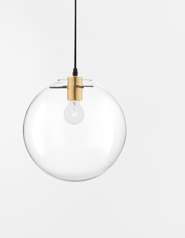 Pendul Mirale Transparent / Auriu Ø25 x H 181 cm