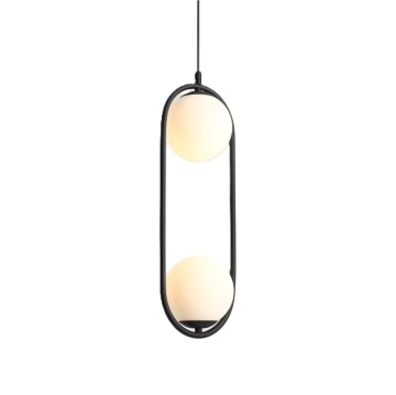 Pendul Riva 18,5 cm 2xE14 - Negru