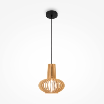 Pendul Roots Ø 25.5 cm E27 - Negru