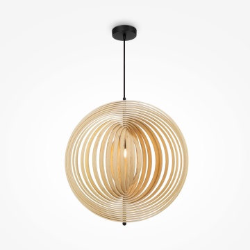 Pendul Roots Ø 60 cm E27 - Negru