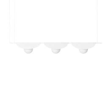 Pendul SALLO C white triple, alb