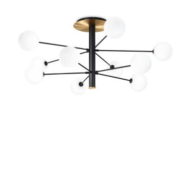 Plafoniera Cosmopolitan Negru - 124 cm