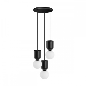Plafonieră LUOTI 3P black, negru