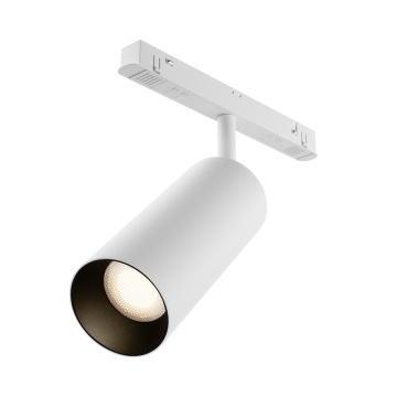 Proiector pentru sina Sina magnetica Exility - 22 cm, DIM DALI Alb