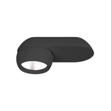 Spot aparent Zeus 10W negru