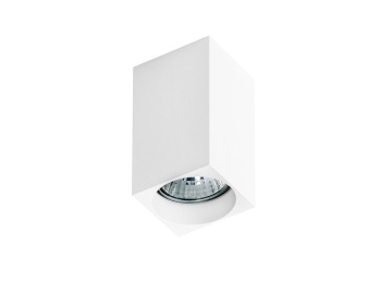 Spot aplicat Mini Square - Alb