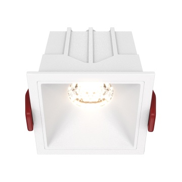 Spot incastrat Alfa - L 6.5 x l 6.5 cm, 3000K, Alb