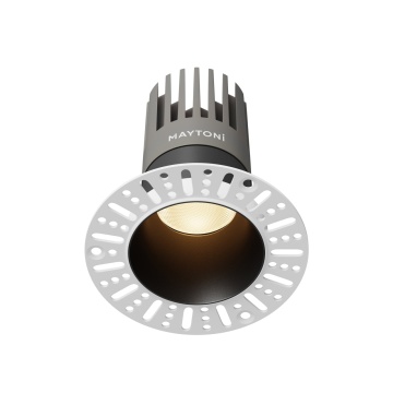 Spot incastrat Dip - Ø 10.3 cm, 3000K, Negru