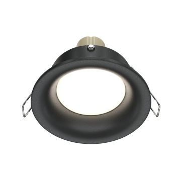 Spot incastrat Slim - Ø 8.5 cm, Negru, GU10