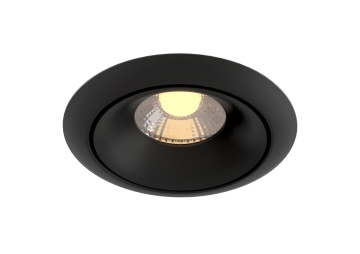 Spot incastrat Yin - Ø 9.8 cm, 3000K, Negru