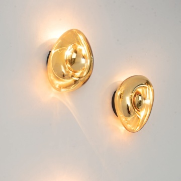 Aplică Andora 1xE14 LED - Negru, Auriu