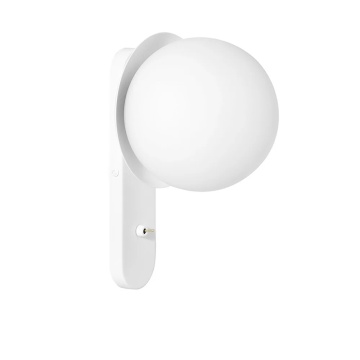 Aplică de perete KUUL D1 White / With Switch, alb