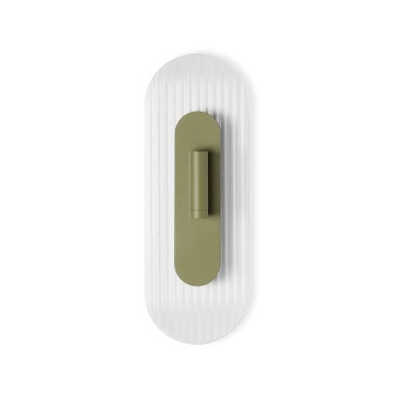 Aplică de perete RIFLO W C olive with adjustable reader, verde