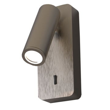 Aplica perete pt. pat Notte L 6,5 cm - Nickel satinat