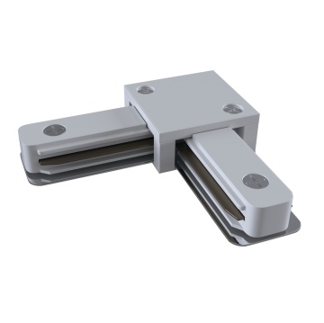 Conector colt Sine cu proiectoare Unity - Alb