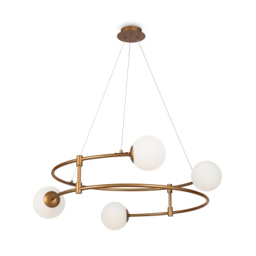 Corp de iluminat suspendat Balance Ø 61 cm G9 - Bronz