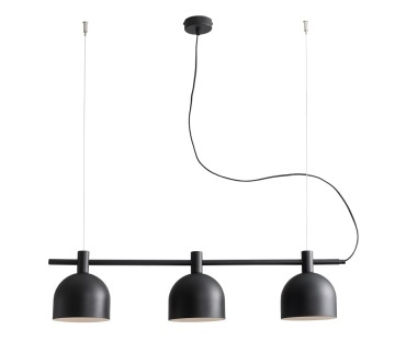 Corp de iluminat suspendat Beryl 3xE27 - Negru