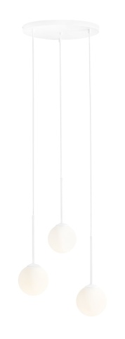 Corp de iluminat suspendat Bosso 44 cm 3xE14 - Alb