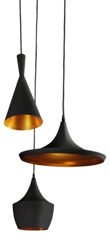 Corp de iluminat suspendat Mix Black/Gold - Multi