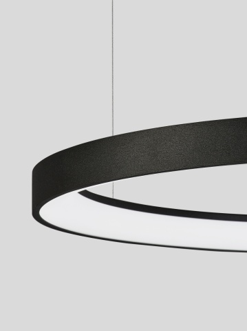 Corp de iluminat suspendat Pertino Negru Ø60 x H 150 cm