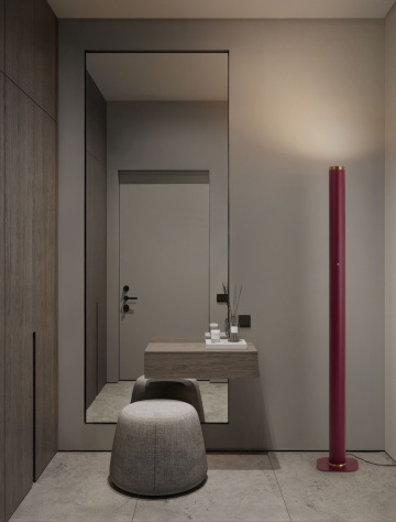 Lampadar Orin_S Bordeaux Ø10 x H 180 cm