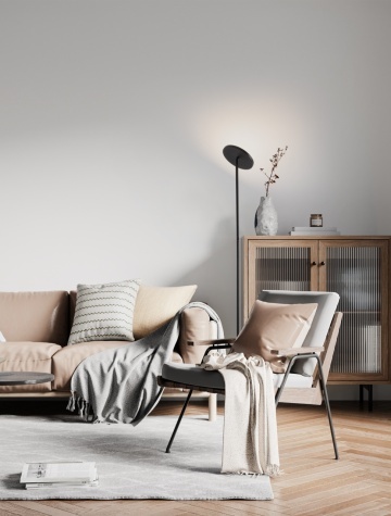 Lampadar Sinkro Negru Ø25 x H 181 cm