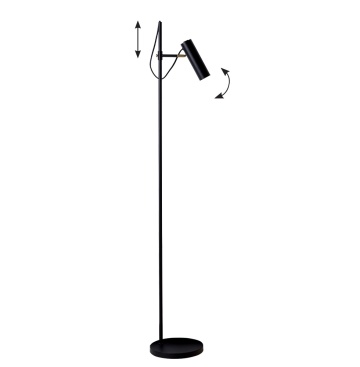 Lampadar Zina - Negru