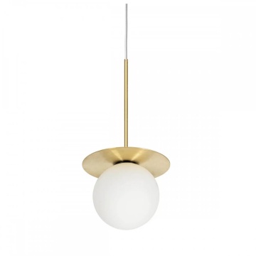 Pendul BORRA B white and brass, auriu