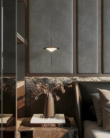 Pendul Cone I negru