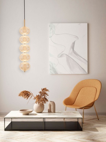 Pendul Klelia Auriu Ø15 x H 150 cm