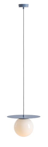 Pendul Loop 1xE27 - Albastru prăfuit