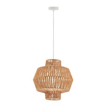 Pendul natural Felis - Alb / Lemn deschis