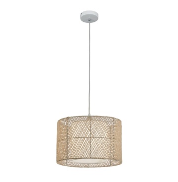 Pendul natural Grido - Alb / Lemn deschis
