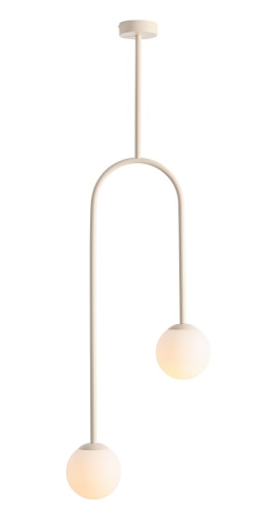 Pendul Nave 37 cm 2xE14 - Crem