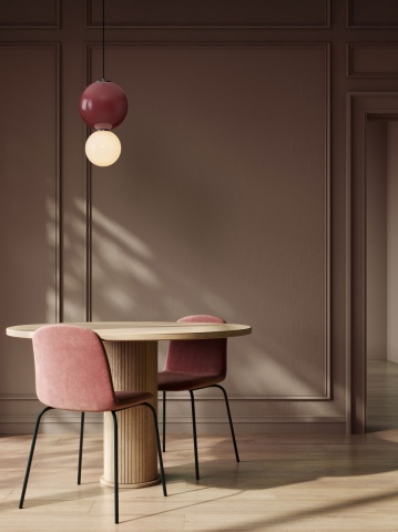 Pendul Noesis Bordeaux / Negru Ø25 x H 249 cm